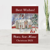 新居へのクリスマスベストウィッシュ カード (正面)