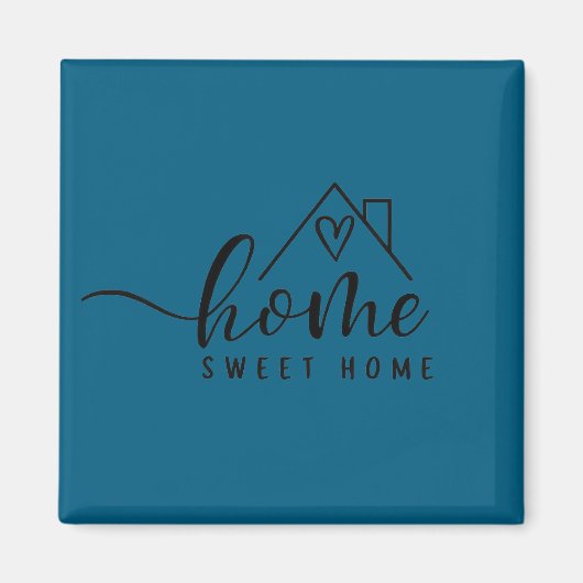新居ギフト - 家、Sweet Home マグネット (正面)