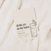 新居パーティー招待状(カクテル付き) 招待状