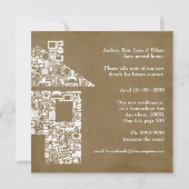 新居住所の変更に関する自宅へのお知らせ 招待状 (裏面)