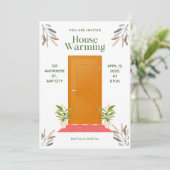 新居祝いパーティー招待状, 新居への招待 招待状 (スタンド正面)