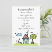 新居祝い 引っ越しパーティー 招待 招待状 (スタンド正面)