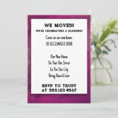 新居祝い 新しい家のお披露目パーティー 招待状 (スタンド正面)