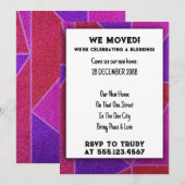 新居祝い 新家お披露目パーティー 招待状 (正面/裏面)