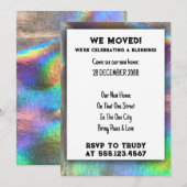 新居祝い 新家お披露目パーティー 招待状 (正面/裏面)