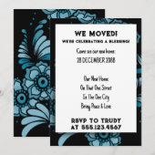 新居祝い 新家のお披露目パーティー 招待状 (正面/裏面)