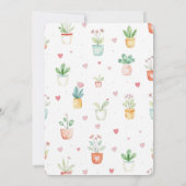 新市場のブライダルシャワーの招待状 招待状 (裏面)