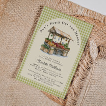 新市場のブライダルシャワーへの招待