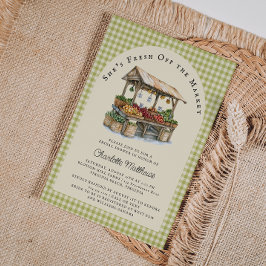 新市場のブライダルシャワーへの招待 招待状