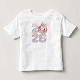 新年あけましておめでとうございます2026 トドラーTシャツ