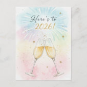 新年あけましておめでとうございます 2026 ポストカード (正面)