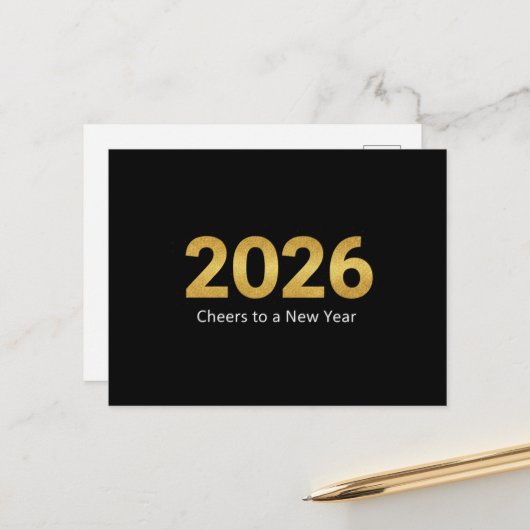 新年あけましておめでとうございます 2026 ポストカード (正面/裏面インサイチュ)