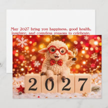 新年あけましておめでとうございます 2027年 午年