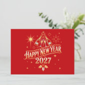 新年あけましておめでとうございます 2027 カード (スタンド正面)