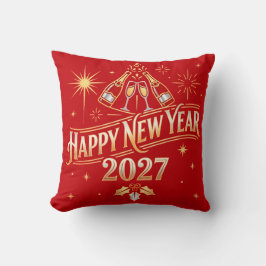新年あけましておめでとうございます 2027 クッション