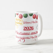 新年あけましておめでとうカップ コーヒーマグカップ (正面右)