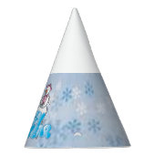 新年あけましておめでとう雪だるま パーティーハット (右)