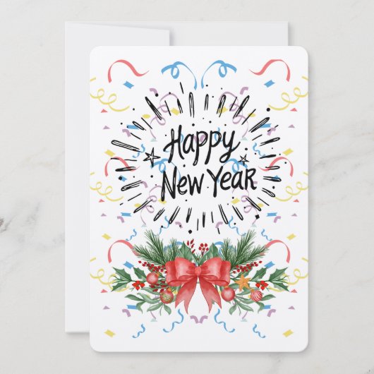 新年おめでとうございます シーズンカード (正面)