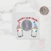 新年おめでとうございます ノートカード (正面/裏面インサイチュ)