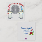 新年おめでとうございます ノートカード (正面/裏面)