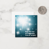 新年おめでとうございます ノートカード (正面/裏面インサイチュ)