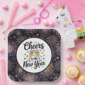 新年おめでとうございます ペーパープレート (パーティー)
