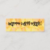 新年おめでとうございます/St patty's day スキニー名刺 (裏面)