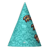 新年おめでとうカラフル パーティーハット (左)