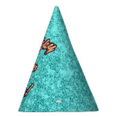 新年おめでとうカラフル パーティーハット (右)