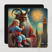 新年おめでとうクランプス シーズンカード (正面/裏面)