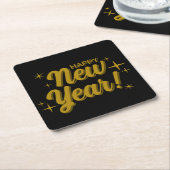 新年おめでとうコースター スクエアペーパーコースター (アングル)