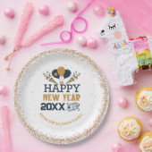 新年おめでとうパーソナライズされた ペーパープレート (パーティー)