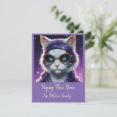 新年おめでとうパーティー – 変装した猫 シーズンカード (スタンド正面)