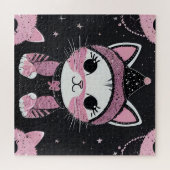 新年おめでとうパーティー – 変装した猫 ジグソーパズル (横)