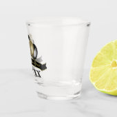 新年おめでとう吹き出し板を追加 ショットグラス (右)