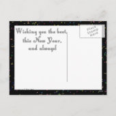 新年おめでとう文字デザイン. シーズンポストカード (裏面)