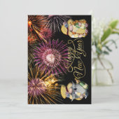 新年おめでとう格言グリーティングカード シーズンカード (スタンド正面)