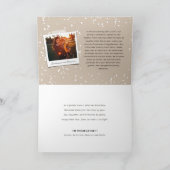 新年おめでとう筆の台本書道写真 シーズンカード (内部)