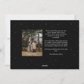 新年おめでとう2枚の写真シンプルエレガント シーズンカード (裏面)