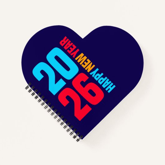 新年おめでとう2026-34568 ノートブック (正面)