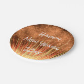 新年おめでとう20xx花火 ペーパープレート (アングル)