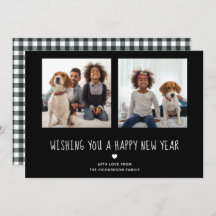 新年おめでとう | かわいい黒2枚