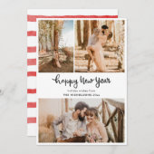 新年おめでとう | カップルの写真 シーズンカード (正面/裏面)