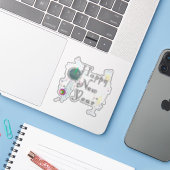 新年おめでとう カンパニュール トースト シール (ノートパソコンとiPhone)