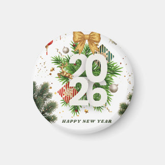 新年おめでとう – クリスマスのおもちゃとオーナメント マグネット