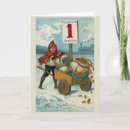 「新年おめでとう」グリーティングカード シーズンカード