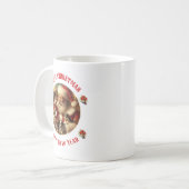 新年おめでとう コーヒーマグカップ (正面左)