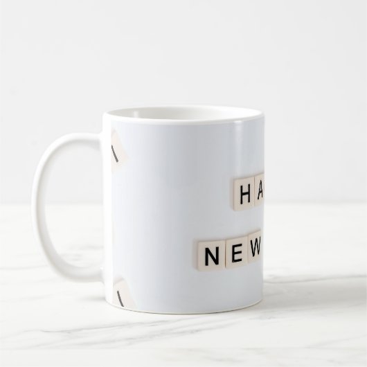 新年おめでとう コーヒーマグカップ (左)