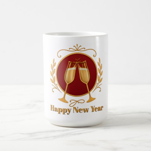 新年おめでとう コーヒーマグカップ (中央)