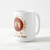 新年おめでとう コーヒーマグカップ (正面右)